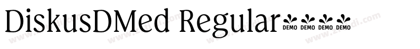 DiskusDMed Regular字体转换